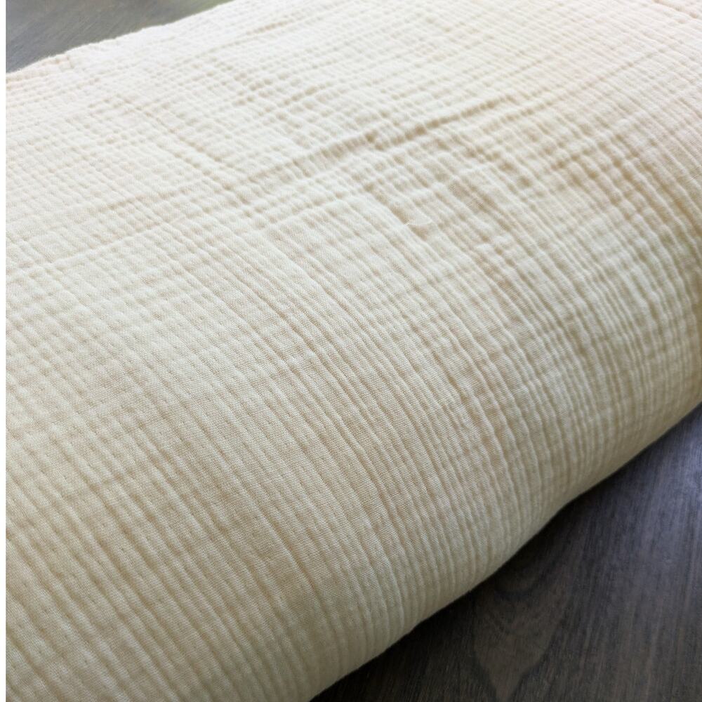 QUINCE Organic Airy Gauze Duvet Cover ONLY Undyed KING NO SHAMS NEW - Picture 5 of 5